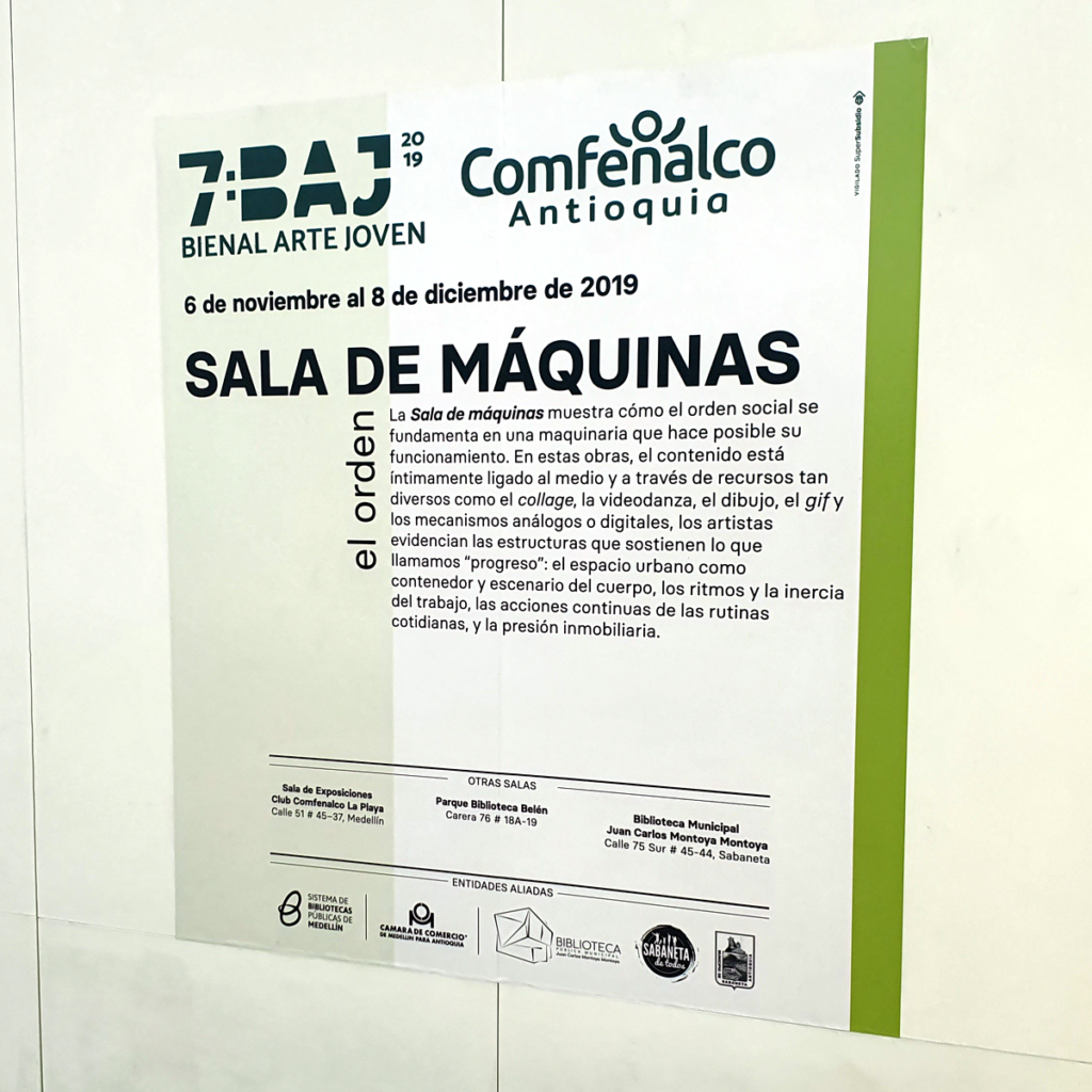 Portada del concurso, sala de maquinas.